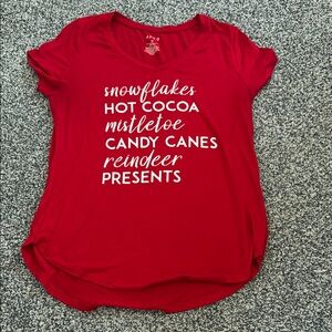 Apt. 9 Red Holiday Graphic Tee